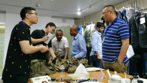 Hunting wear Group visited Bangladesh Garment Factory