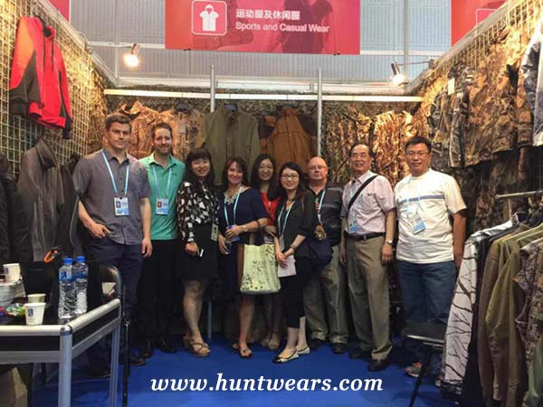 Hunting Clothes was shown on the 121th Canton Fair